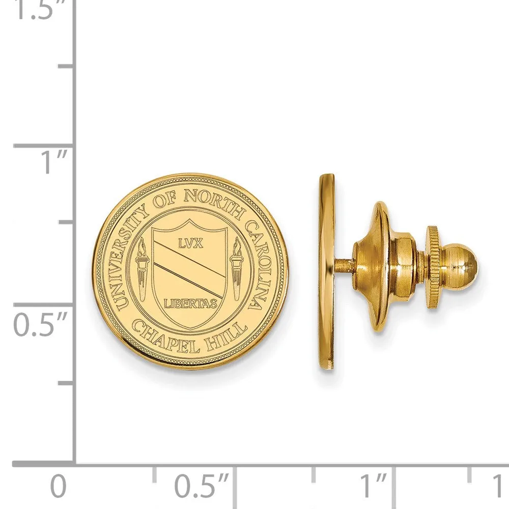 14k Gold University of North Carolina Crest Lapel Pin