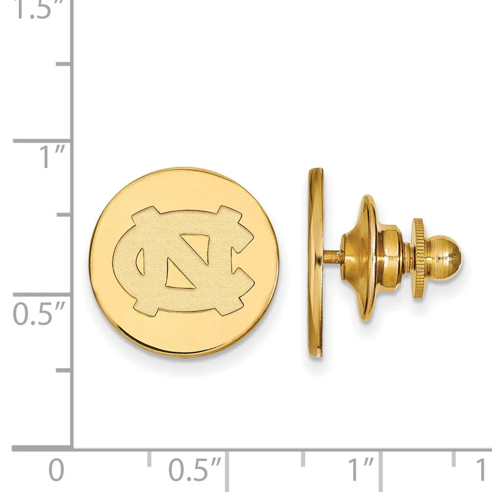 14k Gold University of North Carolina N-C Lapel Pin
