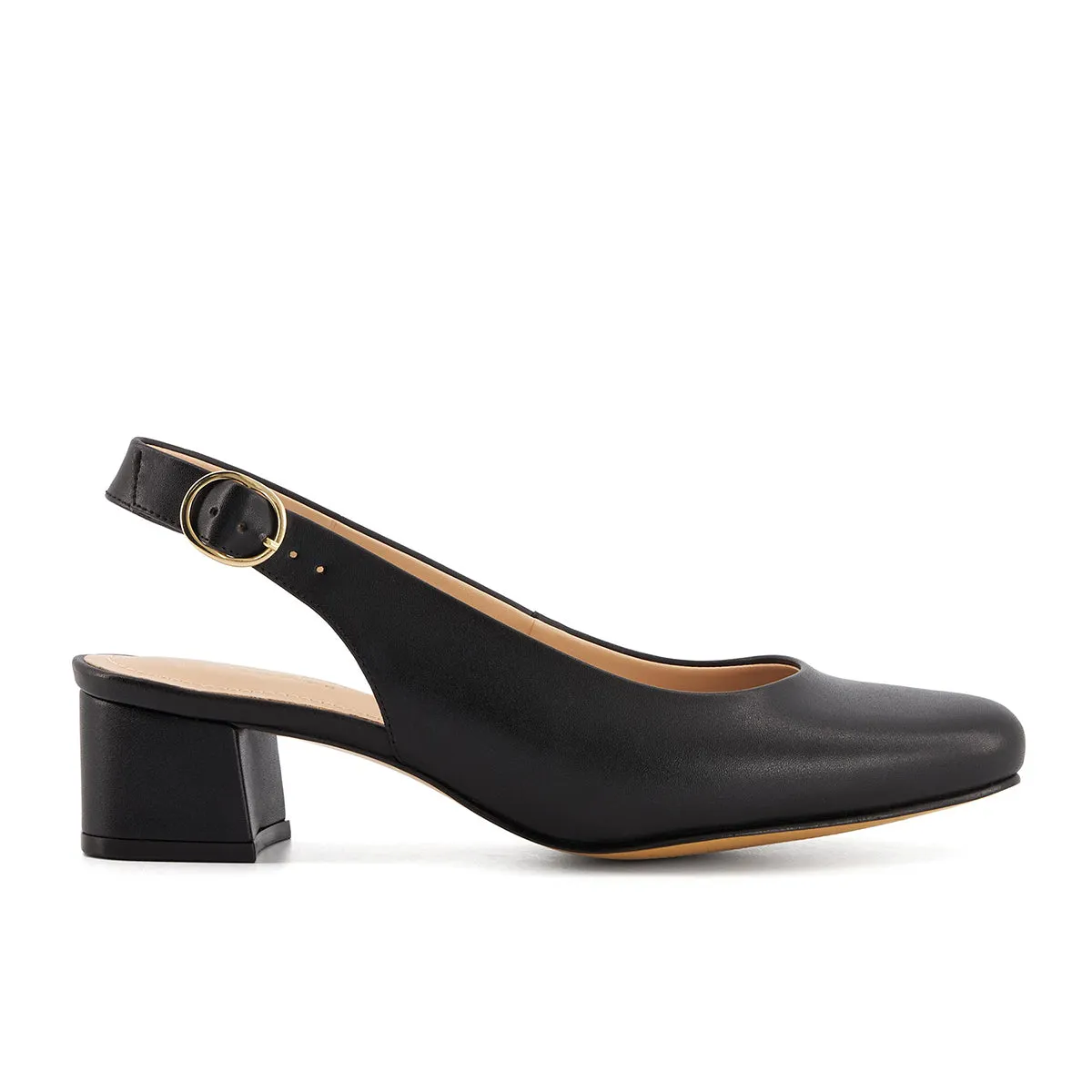 Andrea Heeled Slingback Flats 73995