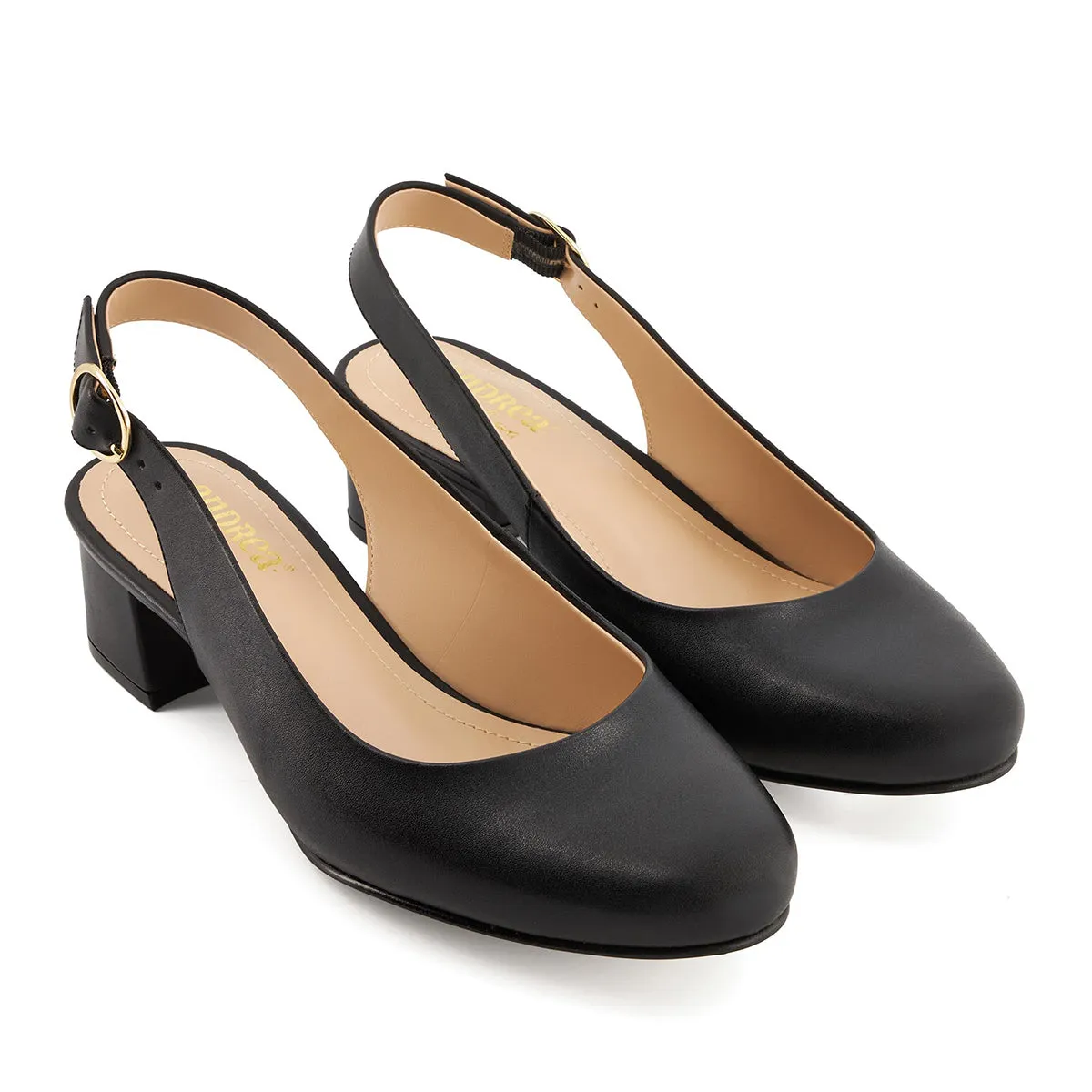 Andrea Heeled Slingback Flats 73995