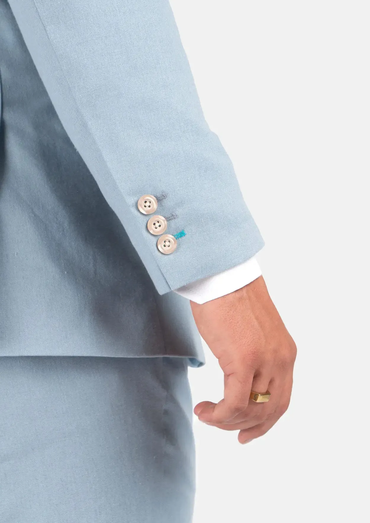 Astor Maya Blue Linen Blend Jacket