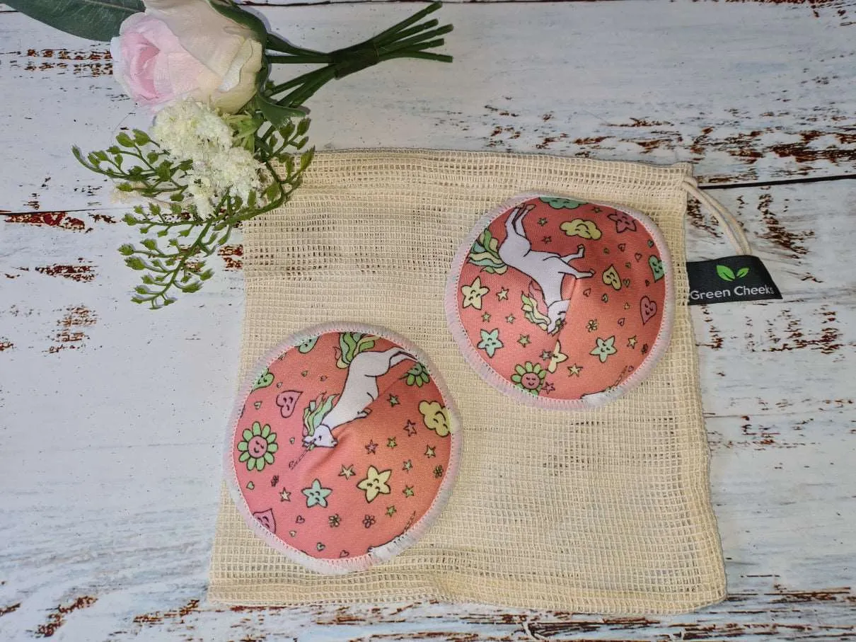 Bamboo Reusable Breast Pads -  Nursing Pads for Breastfeeding