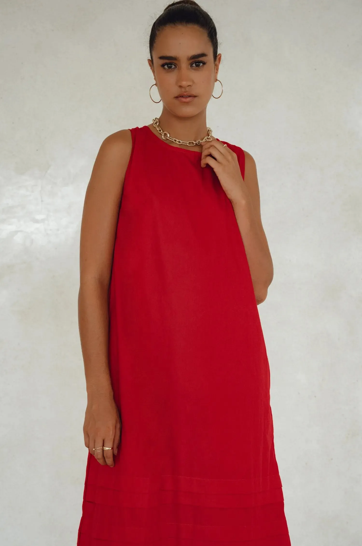 Beloved Cara Slip on Cotton Maxi Dress by Bali ELF