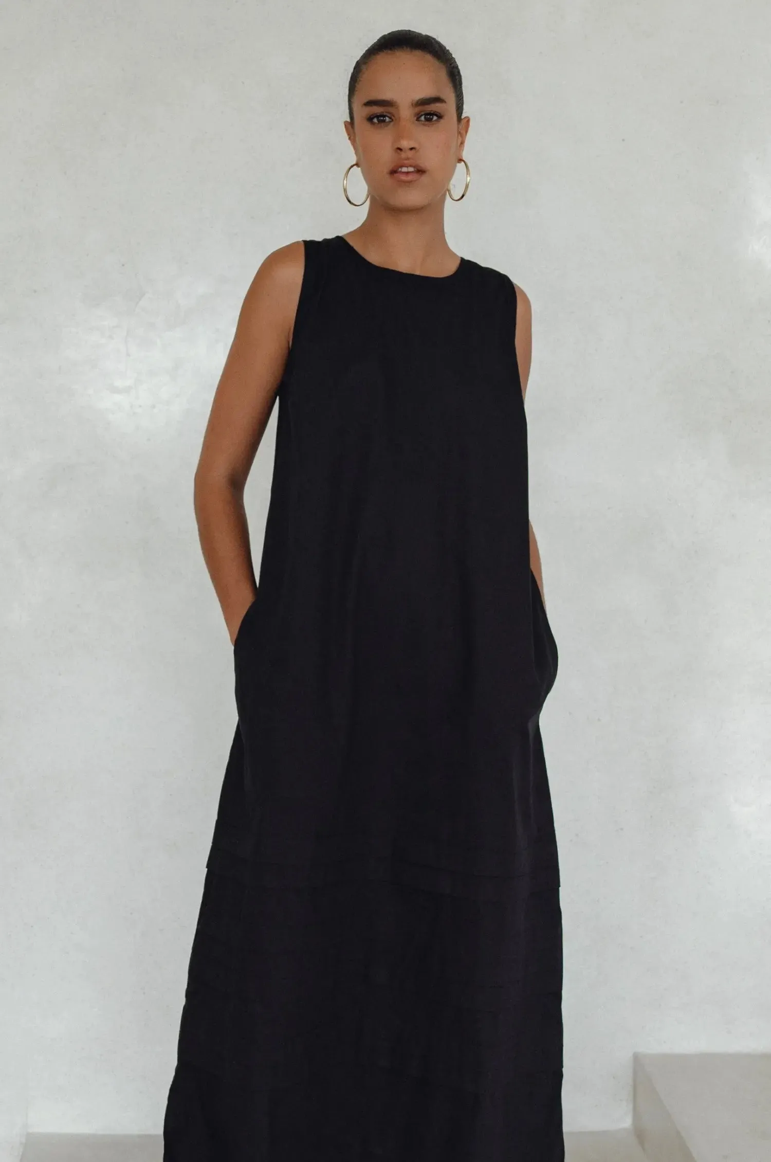 Beloved Cara Slip on Cotton Maxi Dress by Bali ELF
