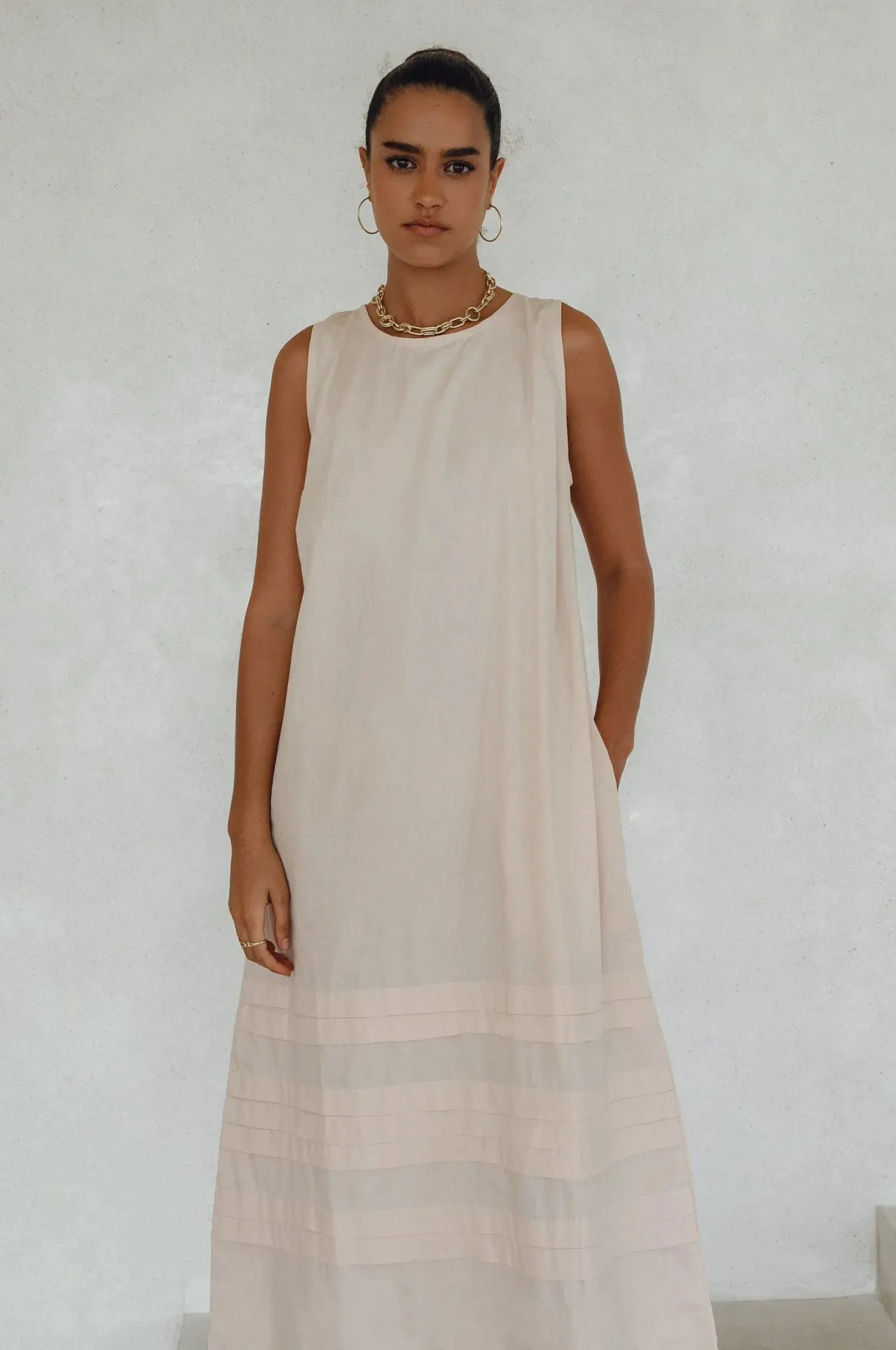 Beloved Cara Slip on Cotton Maxi Dress by Bali ELF