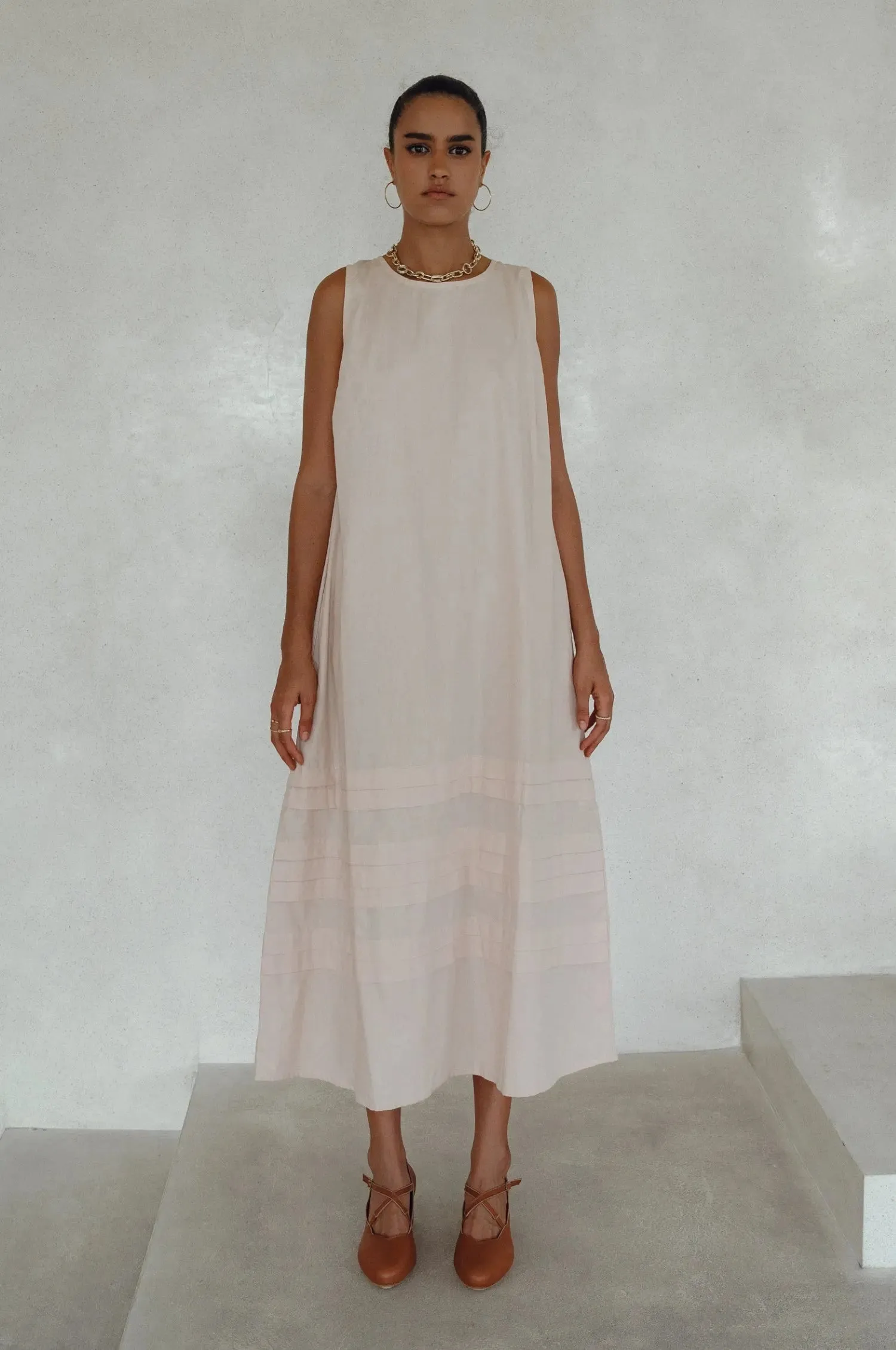 Beloved Cara Slip on Cotton Maxi Dress by Bali ELF