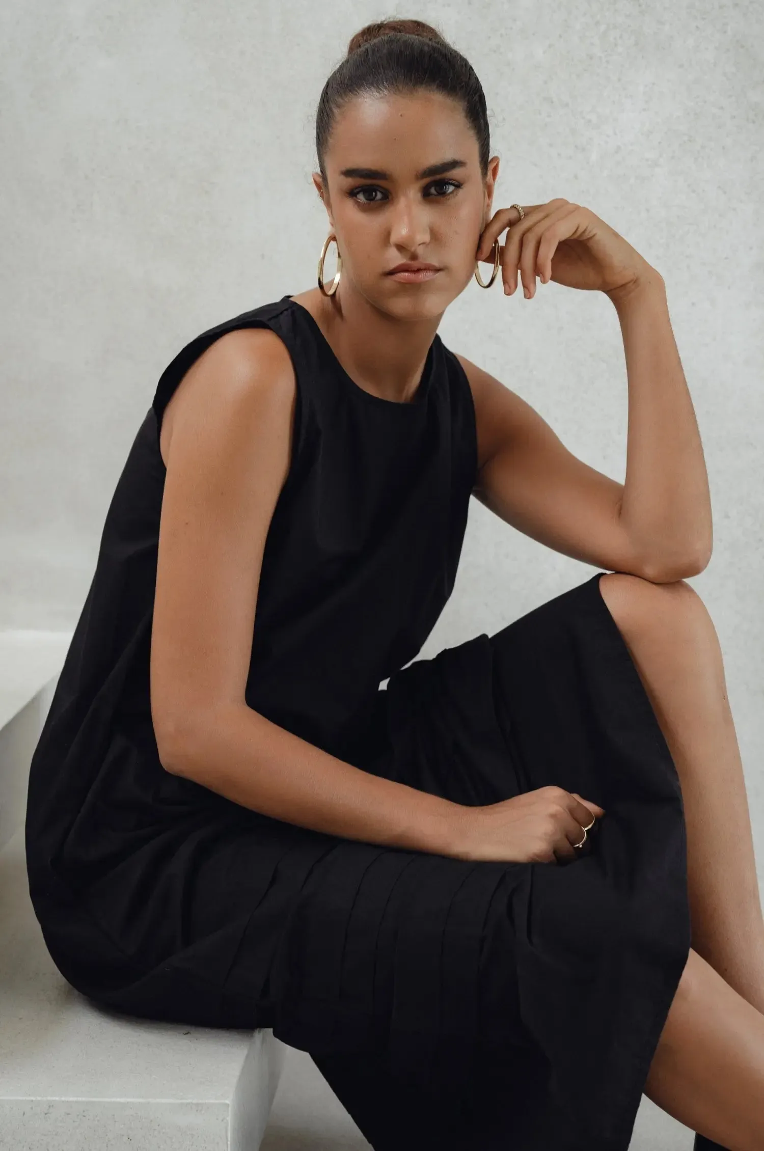 Beloved Cara Slip on Cotton Maxi Dress by Bali ELF