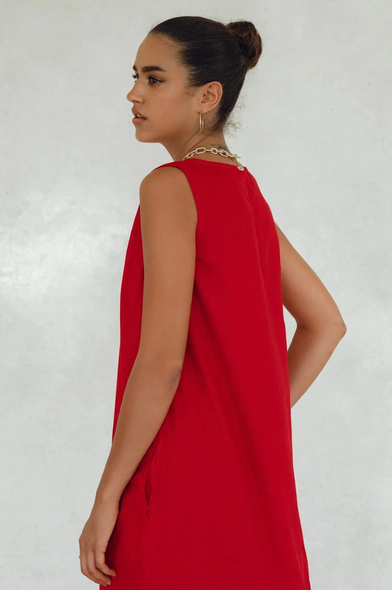 Beloved Cara Slip on Cotton Maxi Dress by Bali ELF
