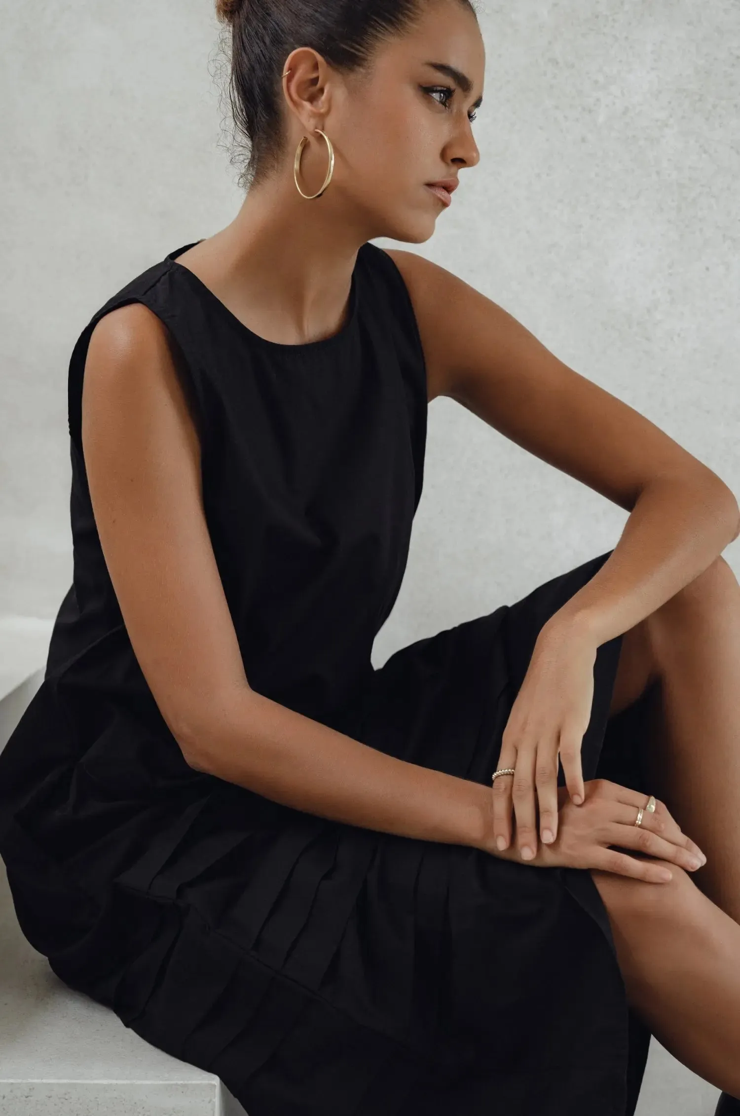 Beloved Cara Slip on Cotton Maxi Dress by Bali ELF