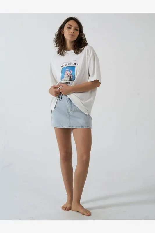 CULTIVATE GRAVITATE BOX TEE - POWDER