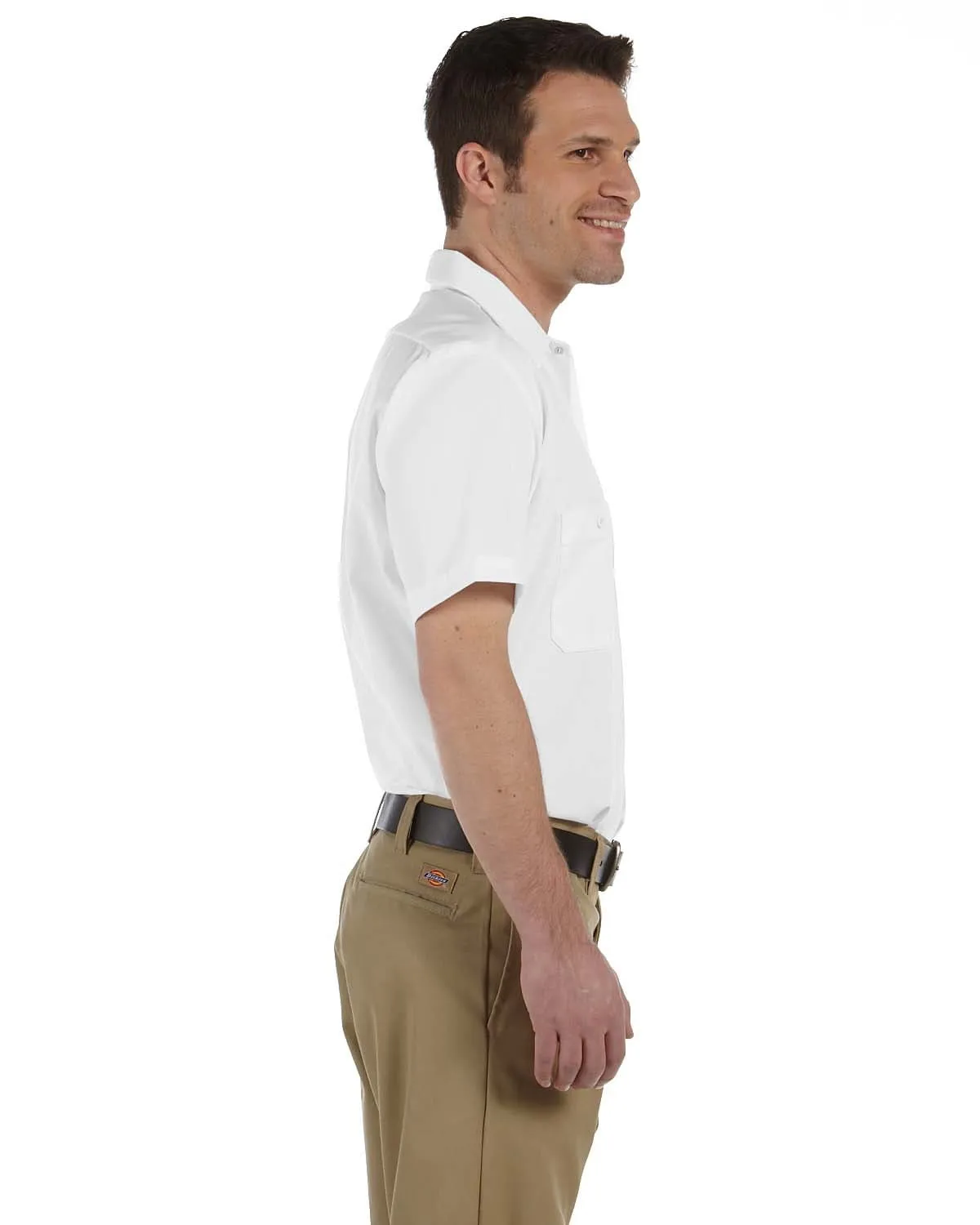 Dickies Industrial Short Sleeve Work Shirt | White