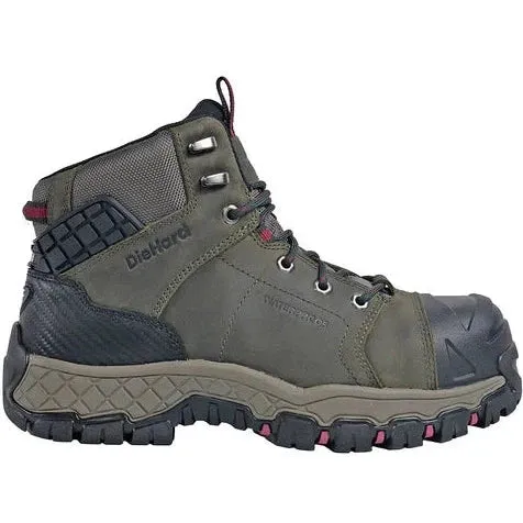 DieHard Men's Comet Composite Toe Waterproof Moisture Wicking Industrial Work Boot - Olive DH60216