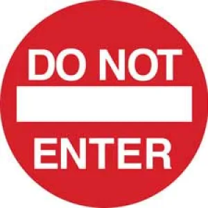 DO NOT ENTER Anti-Slip Floor Sign/Buy online