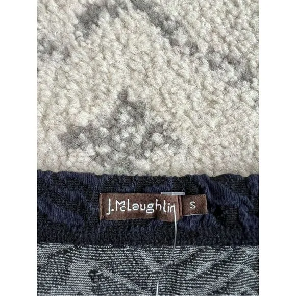J. McLaughlin Mini Skirt Womens Small Blue Polyester Blend
