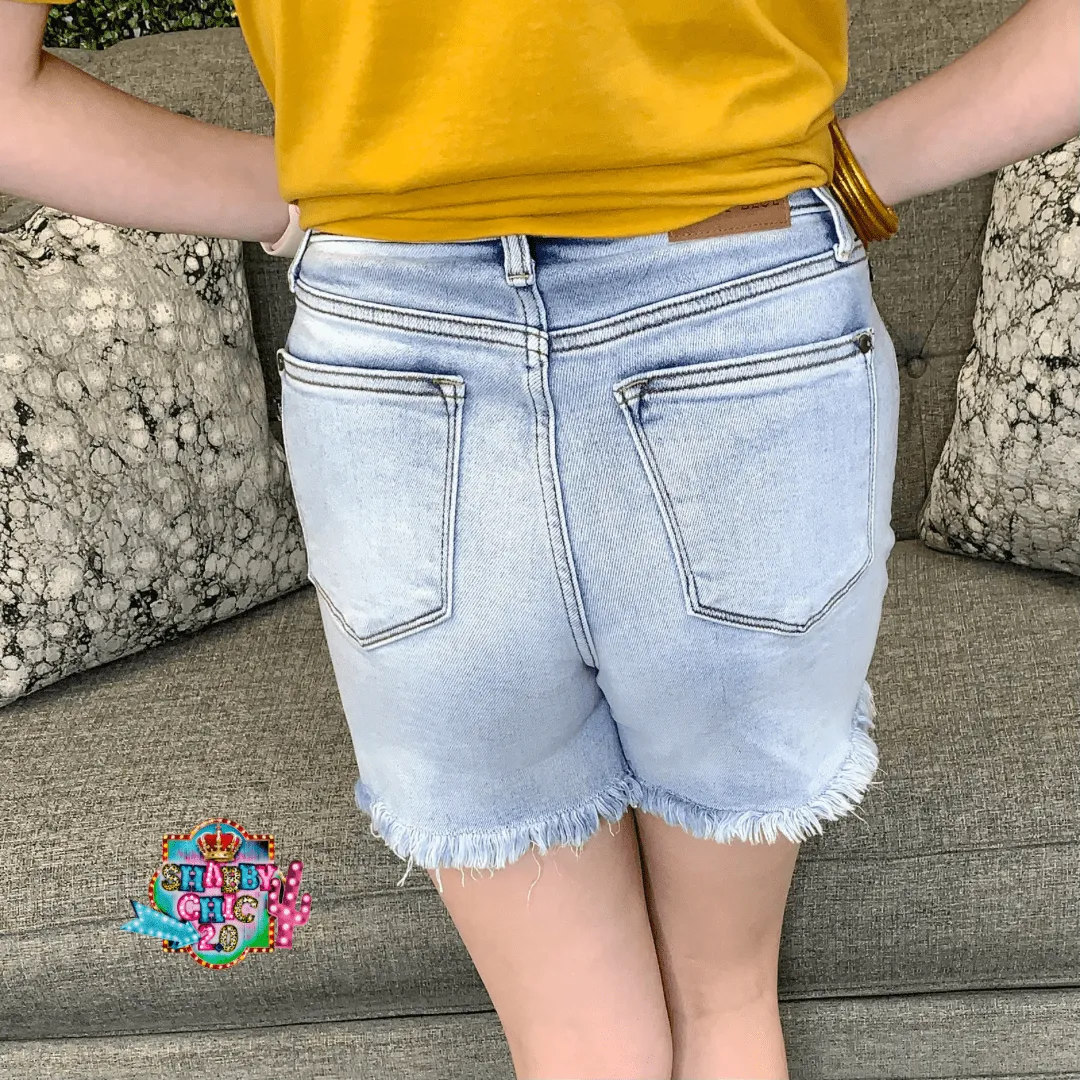 Judy Blue Light Denim Shorts