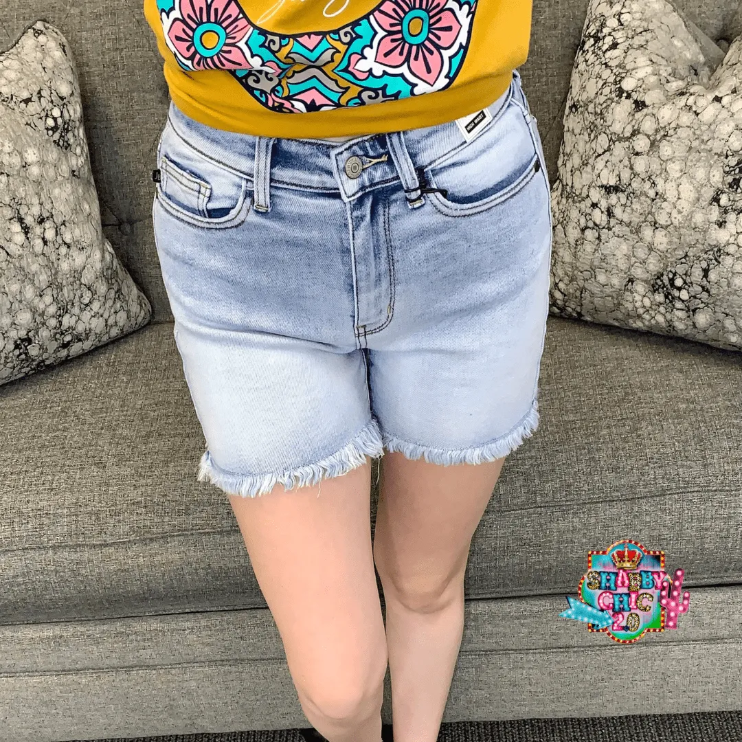 Judy Blue Light Denim Shorts