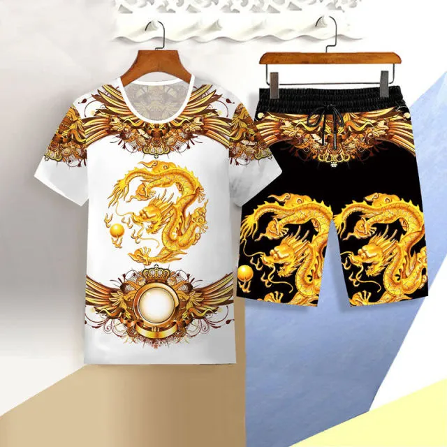 Mens short sleeved casual suit