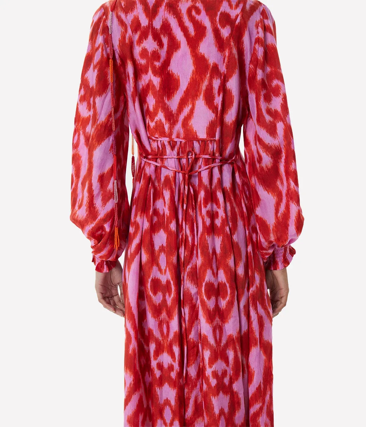 Moreno Vesta Maxi Dress in Fuchsia