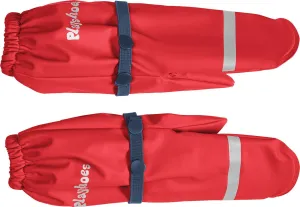 Mud glove with fleece lining Red