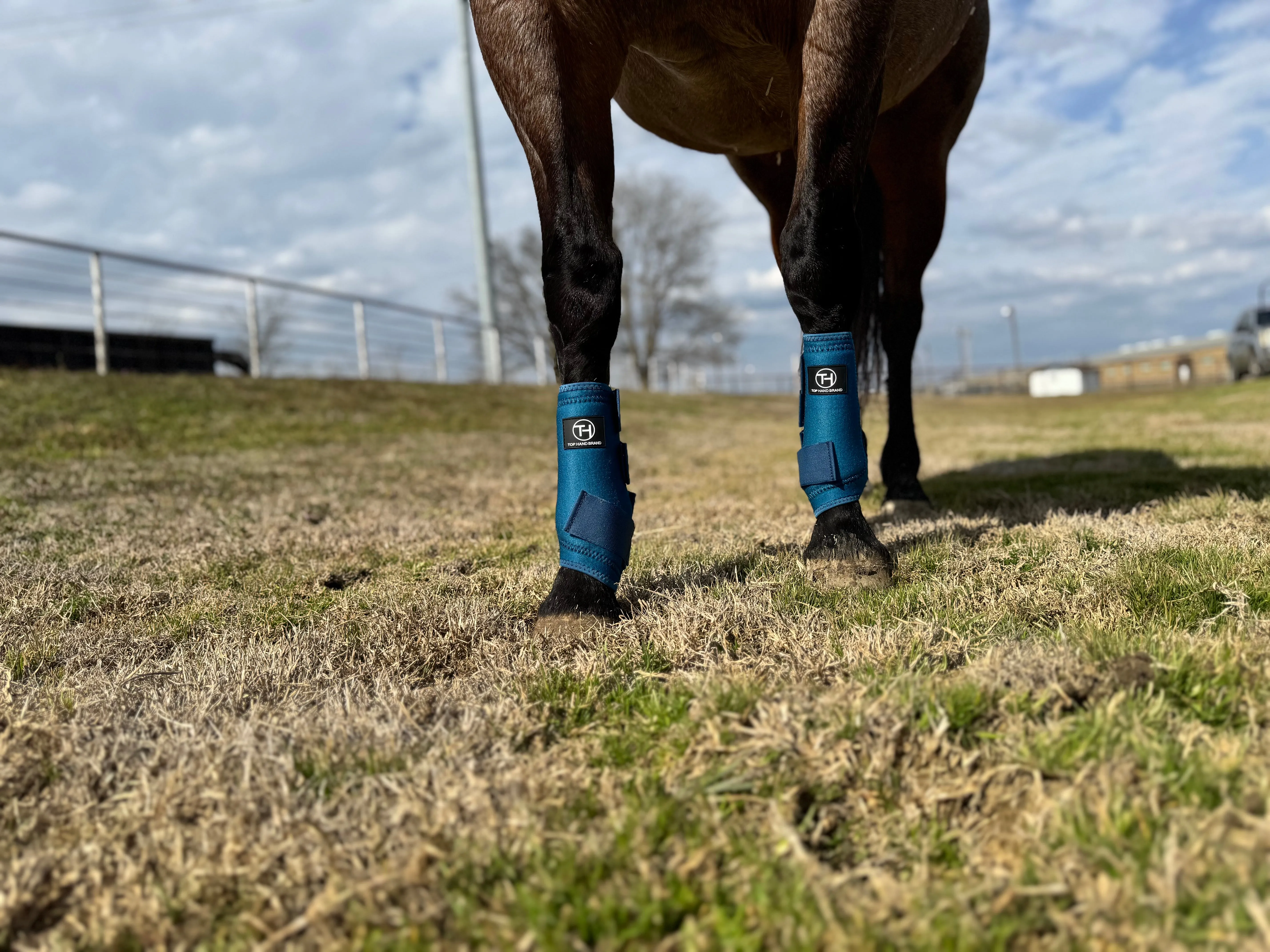 Peacock Blue Sport Boots