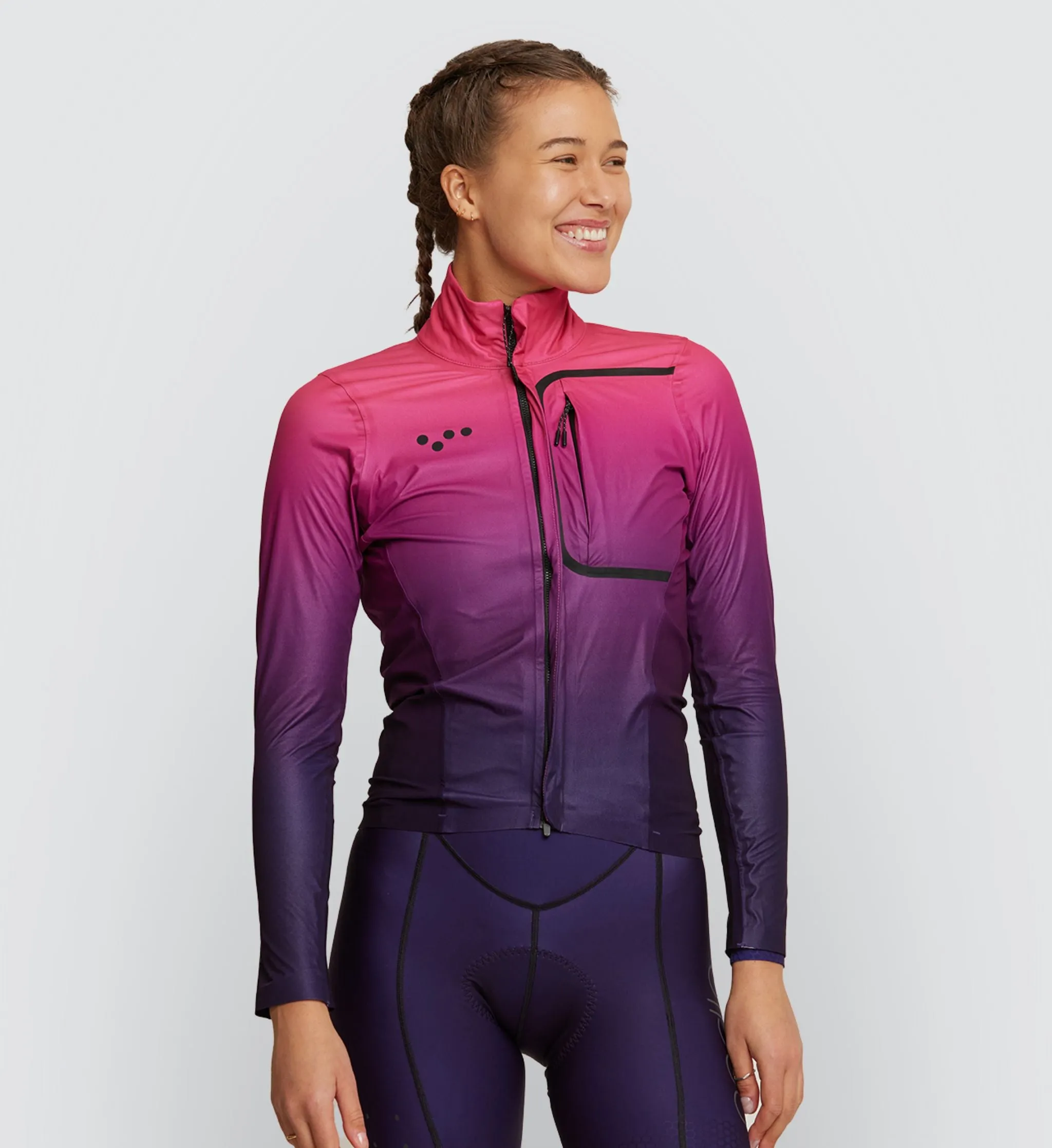Pro / Women's Deflect Jacket - Flow State Hot Pink