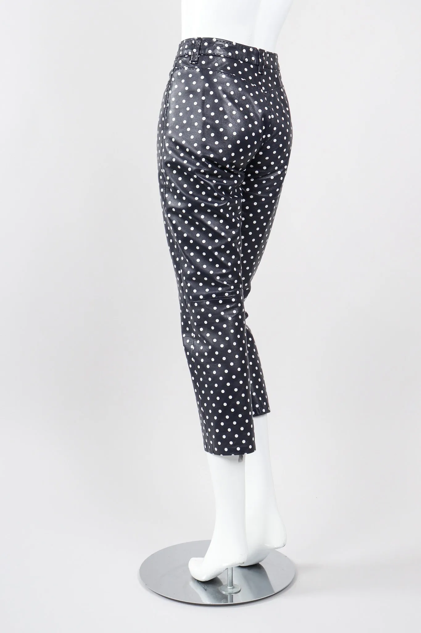 Purple Label Leather Dot Pant