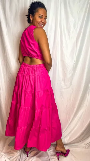 RESTOCKED! Tracee Backless Maxi Dress