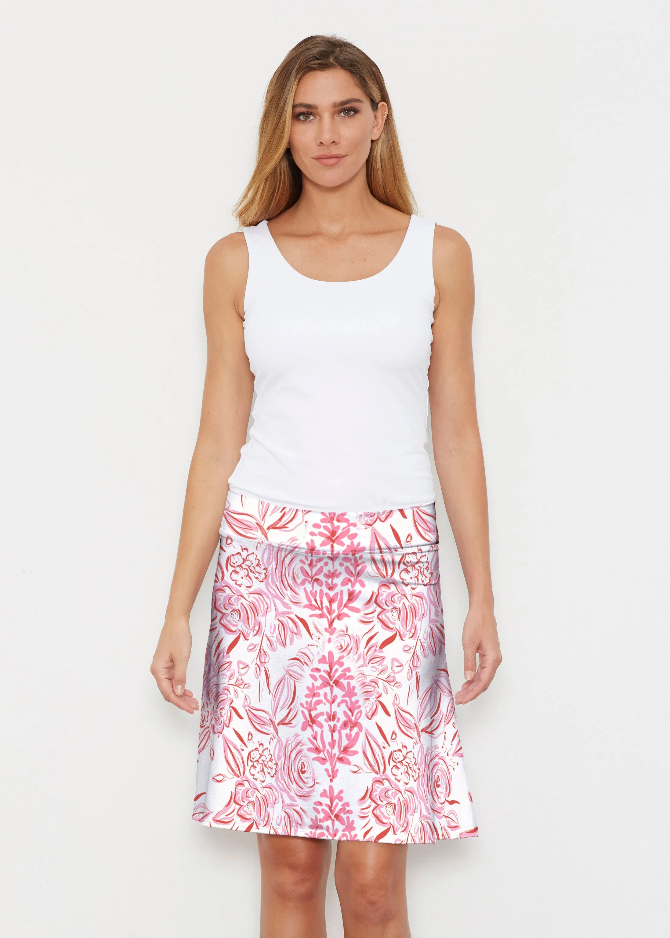 Scarlett (8052) ~ Silky Brenda Skirt 21 inch