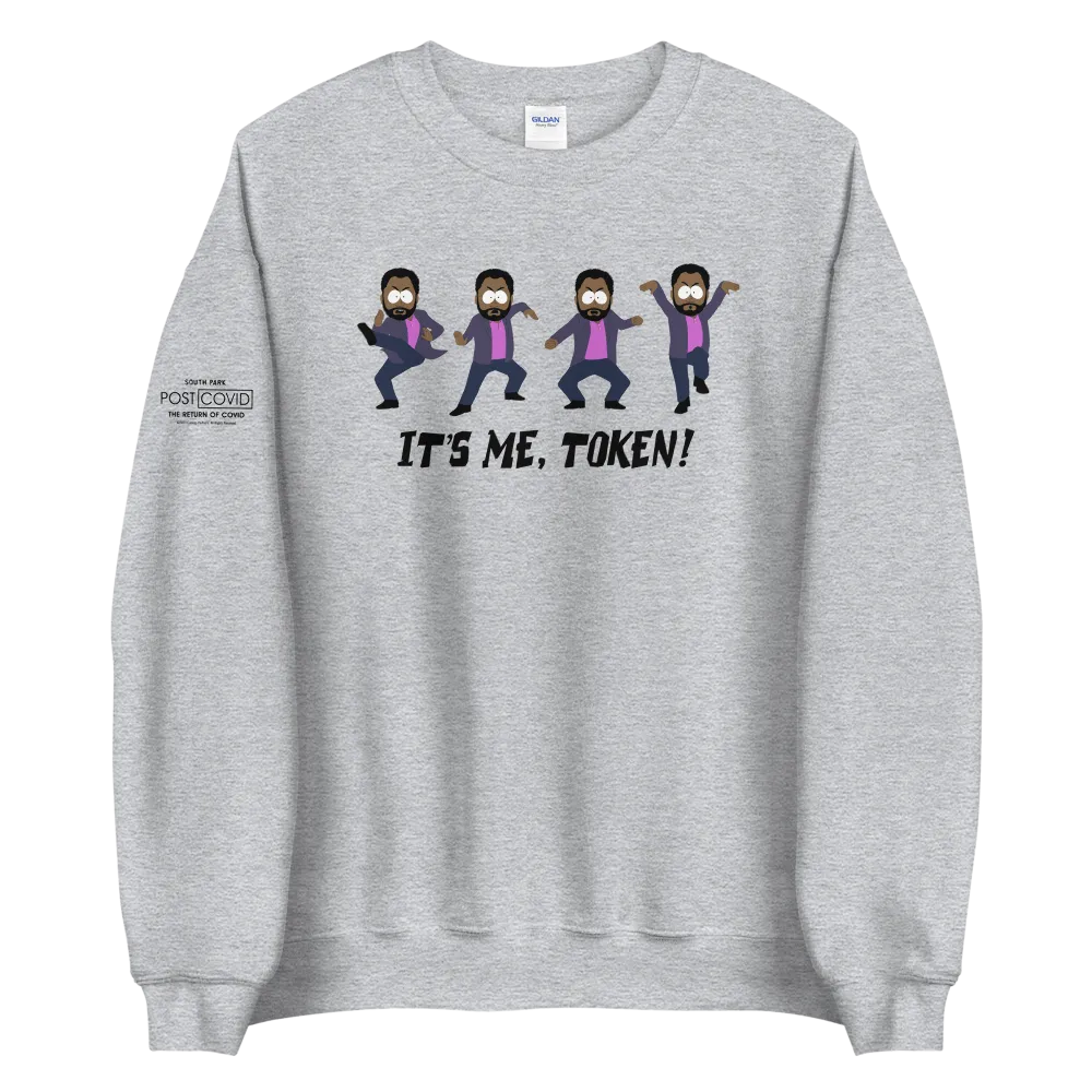 South Park It's Me Token Fleece Crewneck Sweatshirt