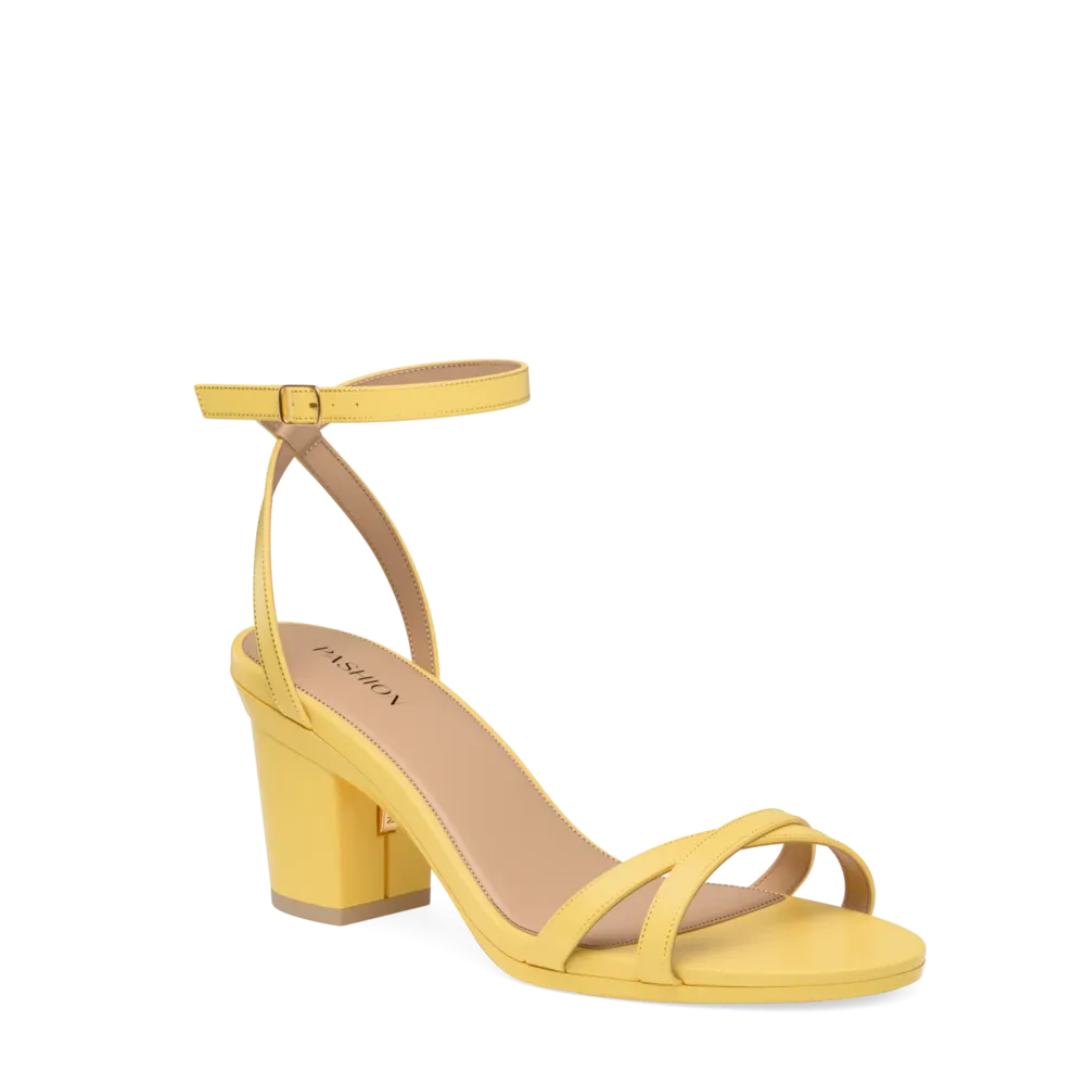 The Brynn - Limoncello Leather 3 Block