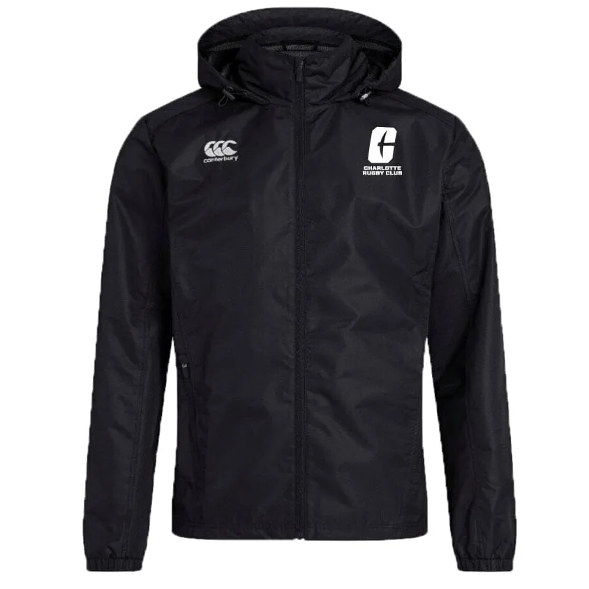 UNC Charlotte Club Vaposhield Full Zip Rain Jacket by Canterbury