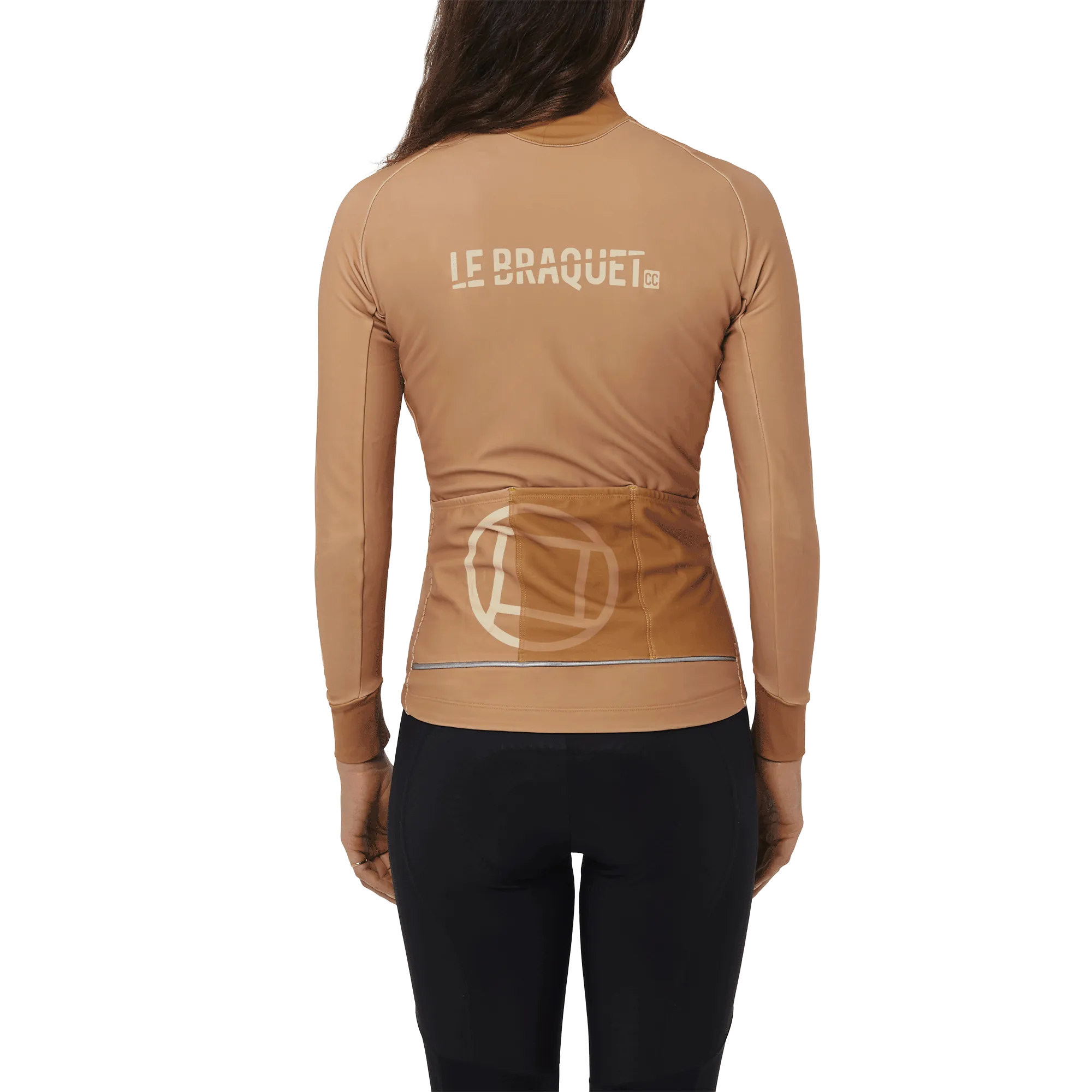 Women's Thermal Long Sleeve Vest | LOMBARD Sand
